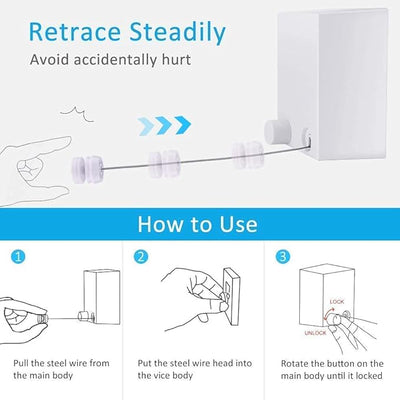 Telescopic Clothesline – Retractable Drying Rope