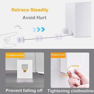 Telescopic Clothesline – Retractable Drying Rope